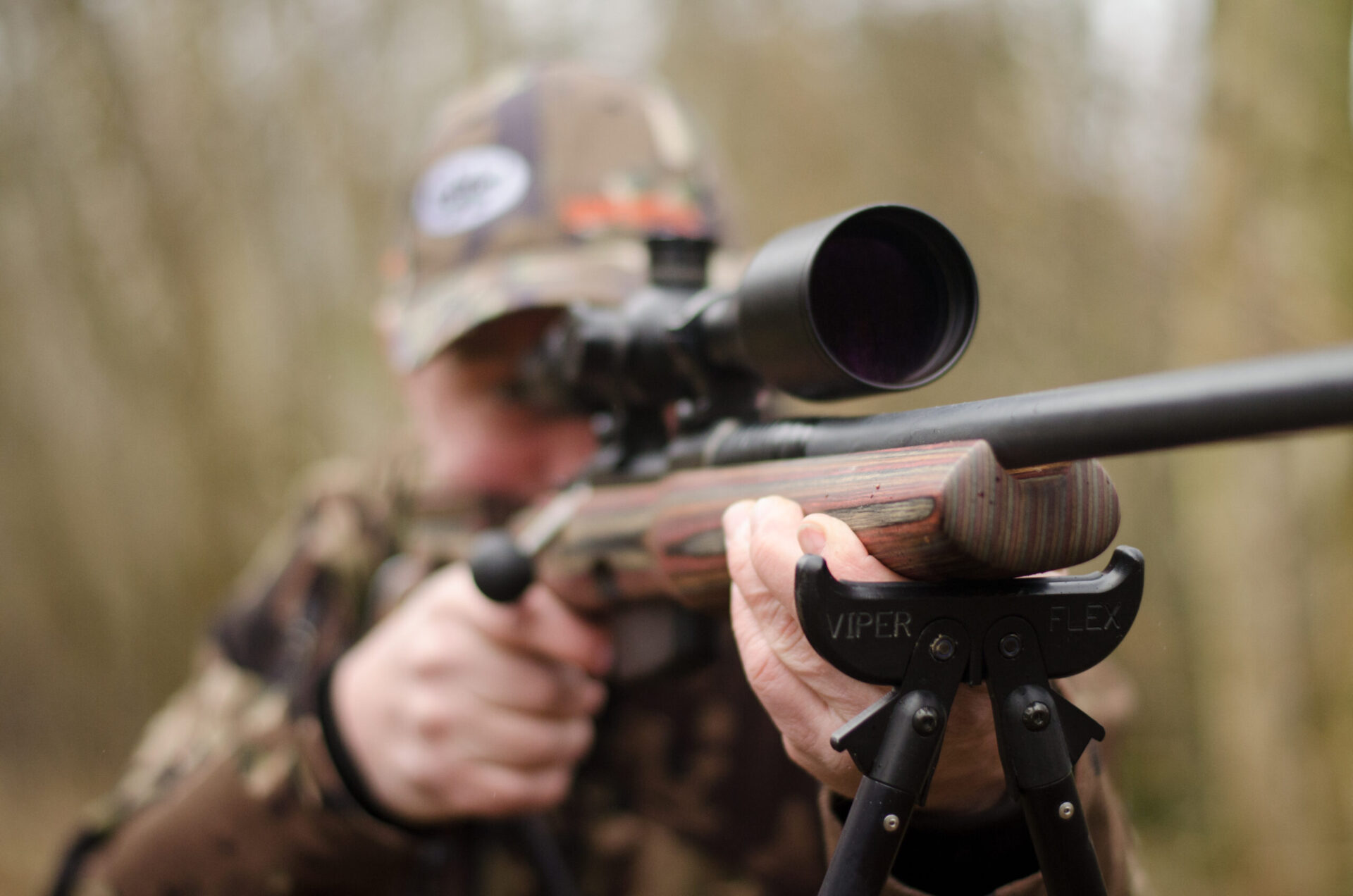 Fallow buck trophy from County Mayo, Ireland — taken with a Viper-Flex shooting sticks rest
