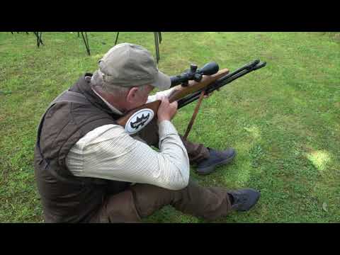 Shooting positions and other options with the Viper-Flex Styx shooting sticks