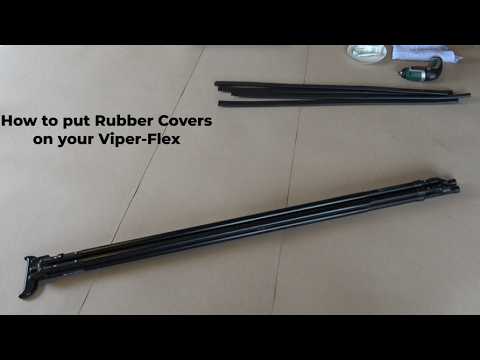 Rubber cover mount on the Viper-Flex shooting sticks
